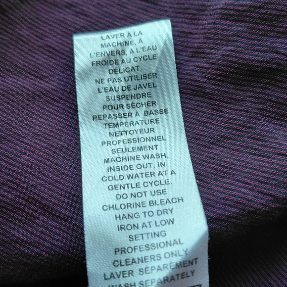 Reitmans Plum Button Down Shirt - Picture 6 of 6